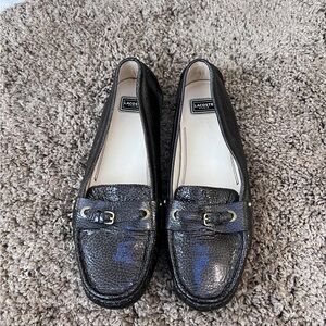 Lacoste Black Leather Loafers